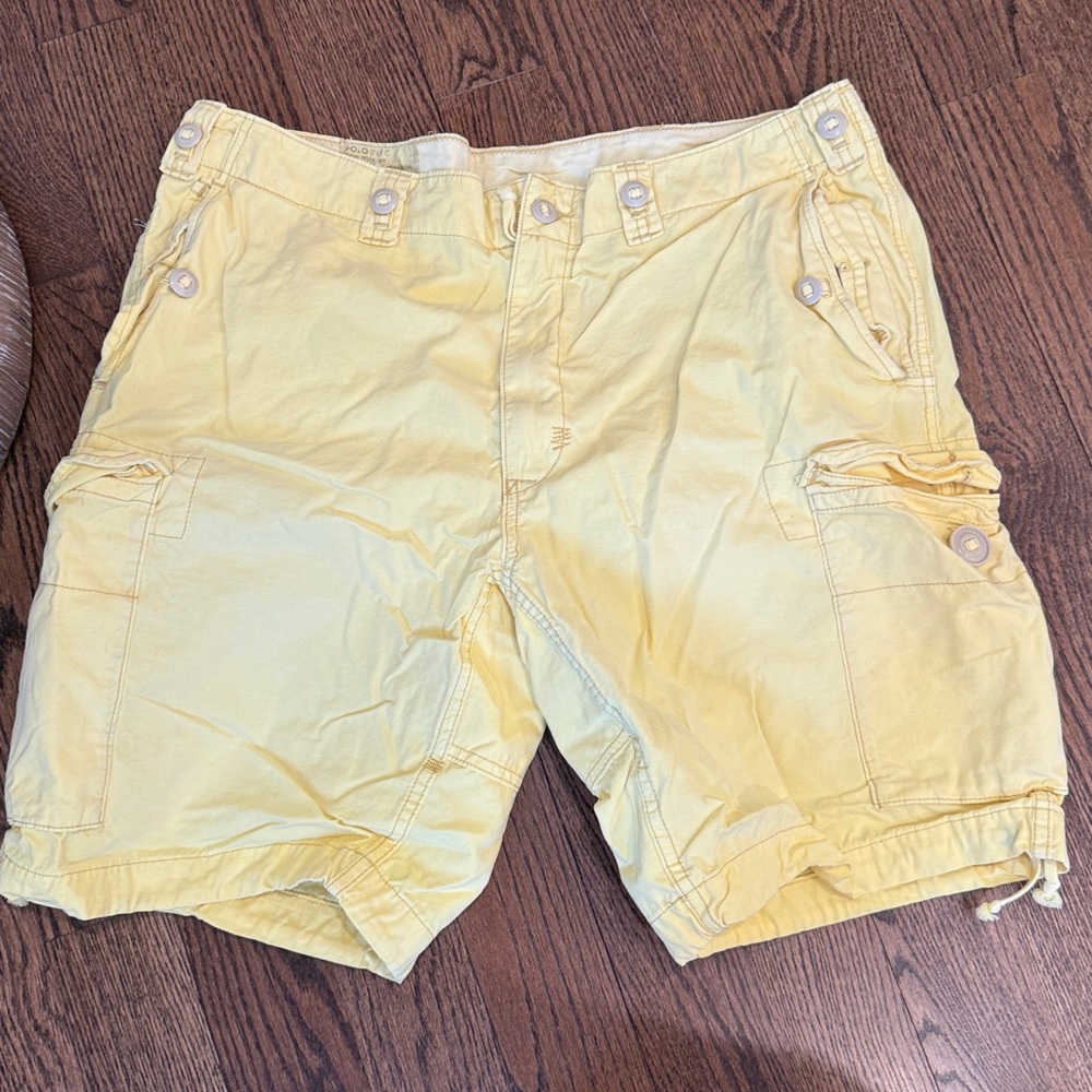Polo by Ralph Lauren Yellow Cargo Shorts